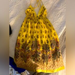 Yellow Easter flow dress